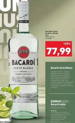 Kaufland Bacardi Carta Blanca, Spiced Rum oferta