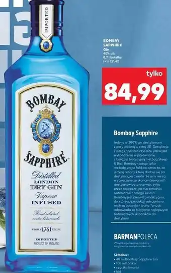 Kaufland Bombay Sapphire Gin oferta