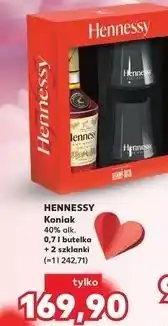 Kaufland Hennessy Koniak 0.7l + 2 szklanki oferta