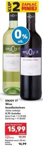 Kaufland ENJOY IT Wino bezalkoholowe oferta