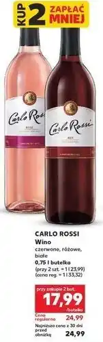 Kaufland CARLO ROSSI Wino czerwone, różowe, białe oferta