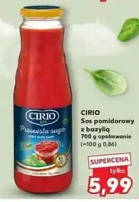 Kaufland Cirio Sos pomidorowy passata oferta