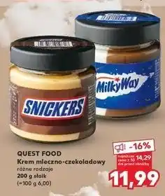 Kaufland Quest Food Krem mleczno-czekoladowy Snickers/MilkyWay oferta