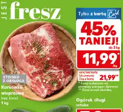 Kaufland Karczek wieprzowy bez kości oferta
