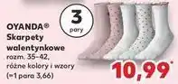 Kaufland OYANDA Skarpetki walentynkowe 3 pary (35-42) oferta