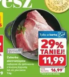 Kaufland Żeberka ekstra mięsne oferta