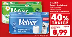 Kaufland Velvet Papier toaletowy biały, 12 rolek oferta