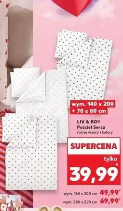 Kaufland LIV & BOO Pościel Serca (różne rozmiary) oferta