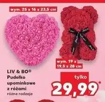 Kaufland LIV & BO Pudełko upominkowe z różami oferta