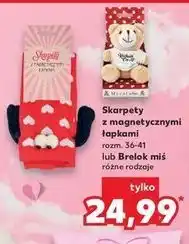Kaufland Skarpety z magnetycznymi klamkami lub Brelok miś oferta