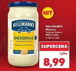 Kaufland HELLMANN'S Majonez Original, Babuni 500 ml słoik oferta