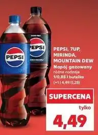Kaufland PEPSI, 7UP, MIRINDA, MOUNTAIN DEW Napój gazowany różne rodzaje 1,85 l butelka oferta