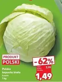 Kaufland Polska kapusta biała luzem oferta