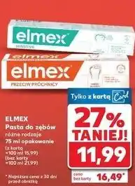 Kaufland ELMEX Pasta do zębów różne rodzaje 75 ml opakowanie oferta