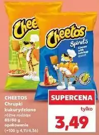 Kaufland CHEETOS Chrupi kukurydziane różne rodzaje 85/90g opakowanie oferta