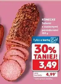 Kaufland Könecke Salami z suszonymi pomidorami oferta
