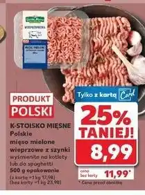 Kaufland Mięso mielone wieprzowo-wołowe z szynki K-Stosiko Mięsne oferta