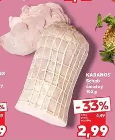 Kaufland Kabanos Schab śnieżny oferta
