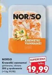 Kaufland NORSO Krewetki vannamei gotowane, bez głowy oferta