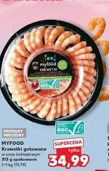 Kaufland MYFOOD Krewetki gotowane w solance oferta