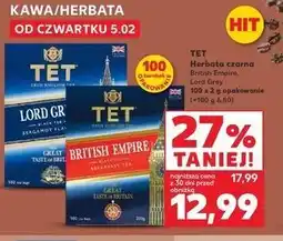 Kaufland TET Herbata czarna British Empire/Lord Grey oferta