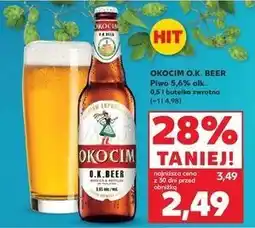 Kaufland Okocim O.K. Beer oferta