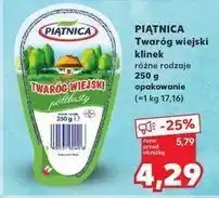 Kaufland Piątnica Twarożek wiejski różne rodzaje oferta