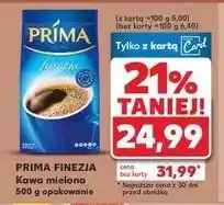 Kaufland PRIMA FINEZJA Kawa mielona oferta
