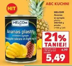 Kaufland HELCO Ananas plastry w syropie oferta