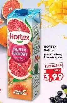 Kaufland HORTEX Nektar grejpfrutowy 1 l opakowanie oferta