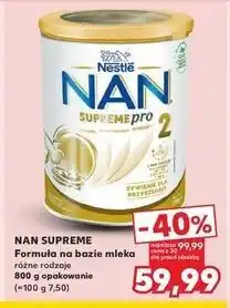 Kaufland Nan Supreme Pro 2 Formuła na bazie mleka oferta