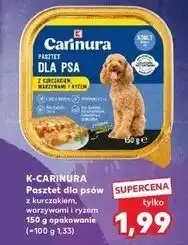 Kaufland K-Carinura Pasztet dla psa z kurczakiem, wołowiną, ryżem i warzywami oferta