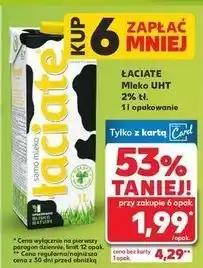 Kaufland Łaciate Mleko UHT 2% oferta