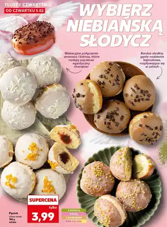 Pączek z pistacją, różą, kajmakiem, pina colada