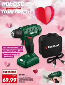 Kaufland PARKSIDE Akumulatorowa wkrętarka PBSAE 12 A1 oferta