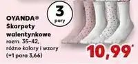 Kaufland OYANDA Skarpety walentynkowe (3 pary) oferta