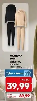 Kaufland OYANDA Dres welurowy oferta