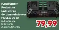 Kaufland Podwójna ładowarka do akumulatorów PARKSIDE PDSLG 20 B1 oferta