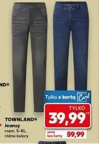 Kaufland TOWNLAND Jeansy oferta