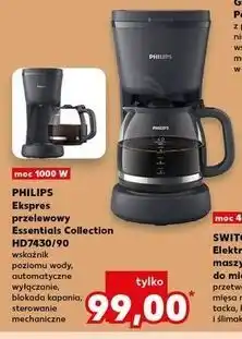 Kaufland PHILIPS Ekspres przelewowy Essentials Collection HD7430/90 oferta