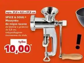 SPICE & SOUL Maszynka do mięsa ręczna