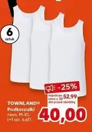 Kaufland TOWNLAND Podkoszulki 6 sztuk oferta