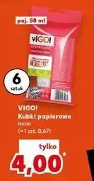 Kaufland VIGO! Kubki papierowe białe 50 ml 6 sztuk oferta