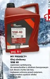 Kaufland MY PROJECT Olej silnikowy 10W 40 oferta