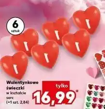 Kaufland Walentynkowe świeczki w kształcie serc (6 szt.) oferta