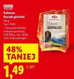 Lidl Boczek góralski oferta