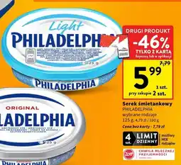 Intermarche Serek śmietankowy PHILADELPHIA wybrane rodzaje oferta