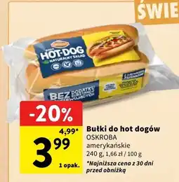 Intermarche Bułki do hot dogów OSKROBA amerykańskie oferta