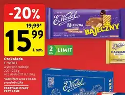 Intermarche Czekolada E. WEDEL Nadziana Mleczna oferta