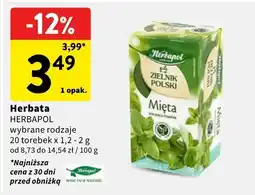 Intermarche Herbata HERBAPOL Zielnik Polski Mięta oferta